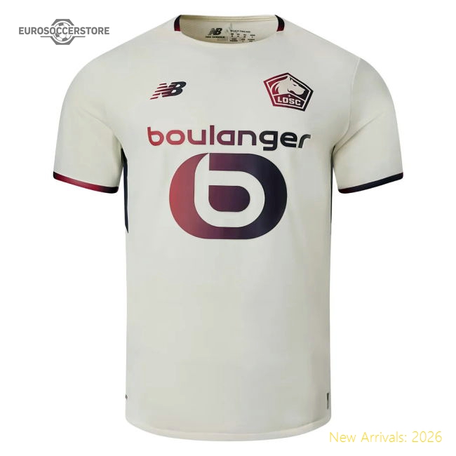 2025-2026 Lille Away Shirt-Vantage Point Soccer